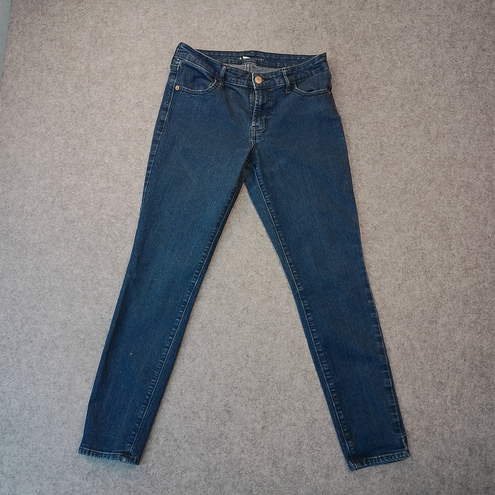 Old Navy Womens Skinny Jeans Dark Wash Denim Blue Size 4 Stretch Slim Fit